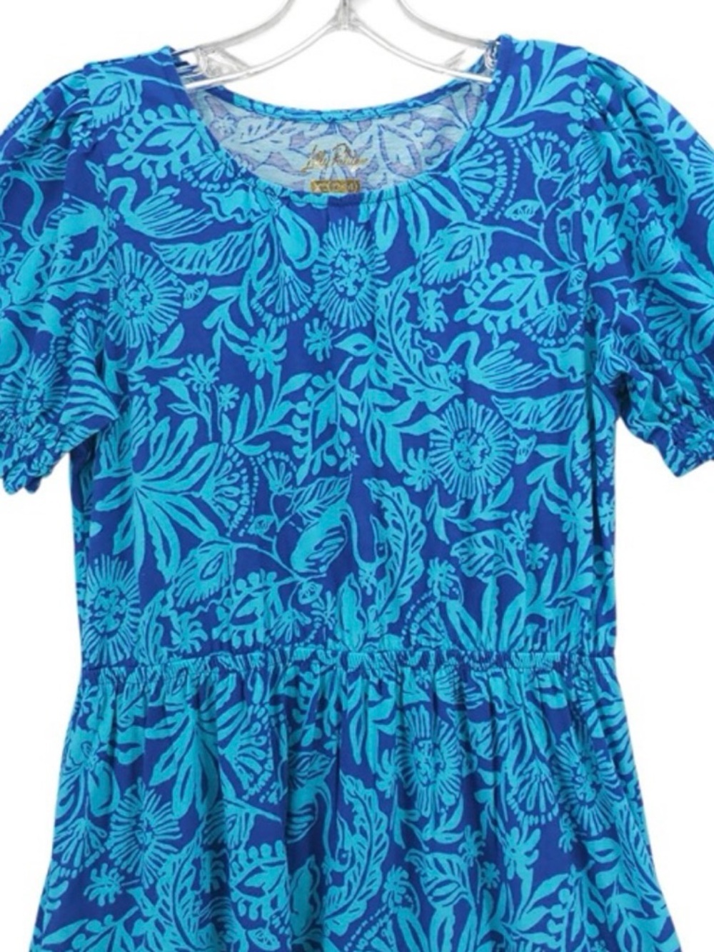NWT Lilly Pulitzer Girls Dean Mindi Dress Jungle Oasis - Picture 2 of 7